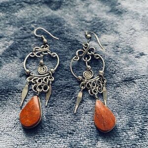 Tribal Style Dangle Earrings